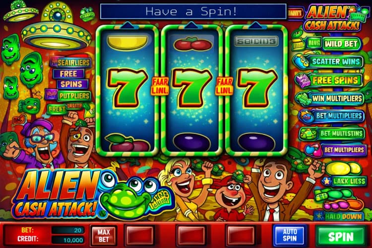 Alien Cash Attack - MicroGaming